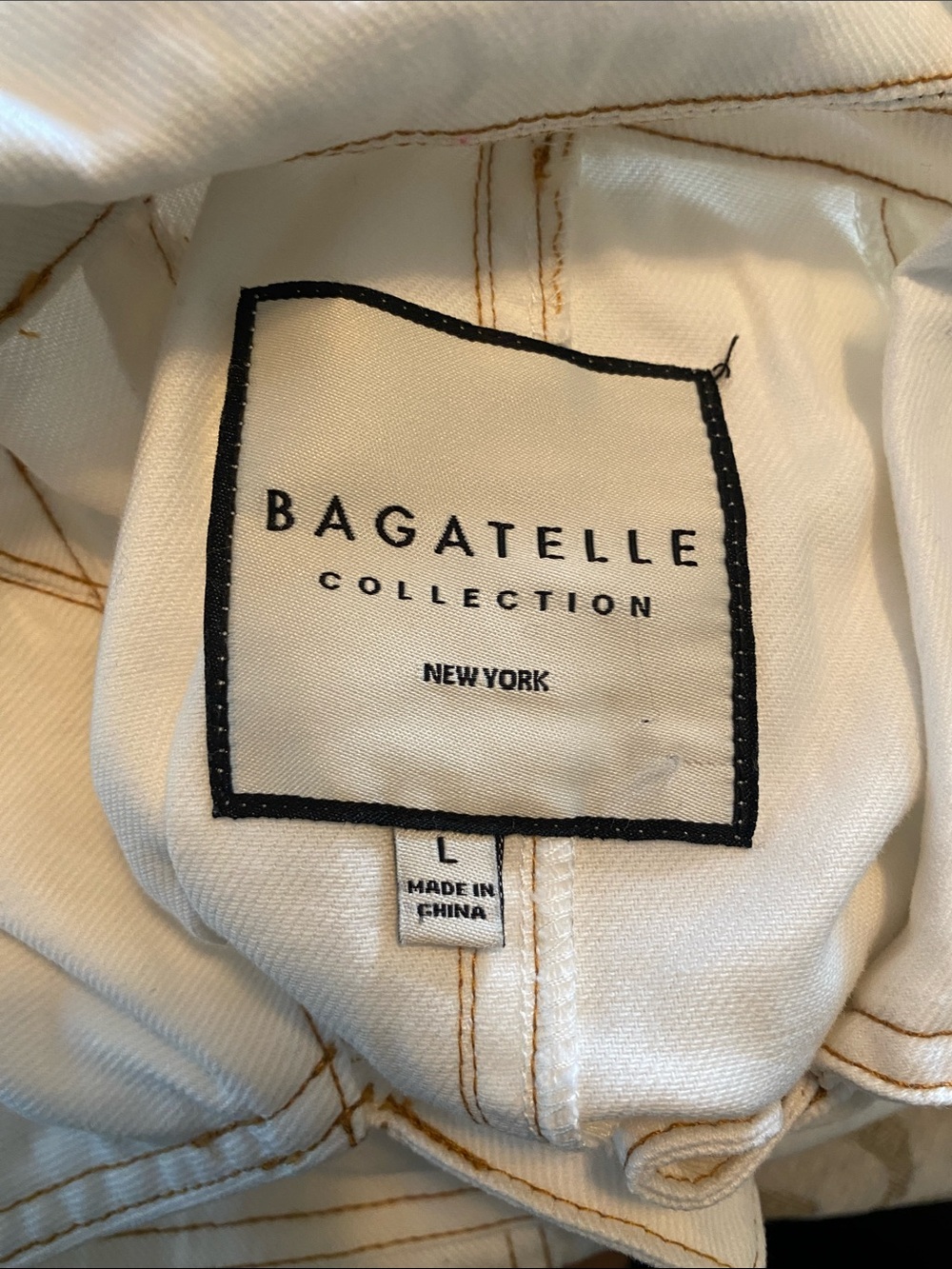 Bagatelle Belted Utility Jacket Cream Neutral Fall Coat - Picture 15 of 15